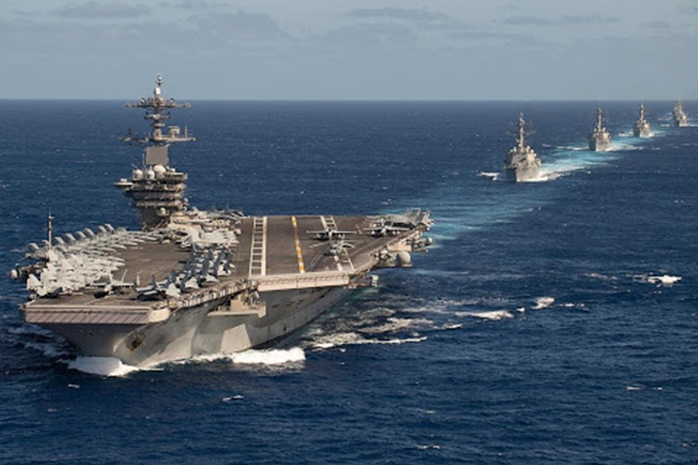 USS Theodore Roosevelt and Carrier Strike Group says Thank You!